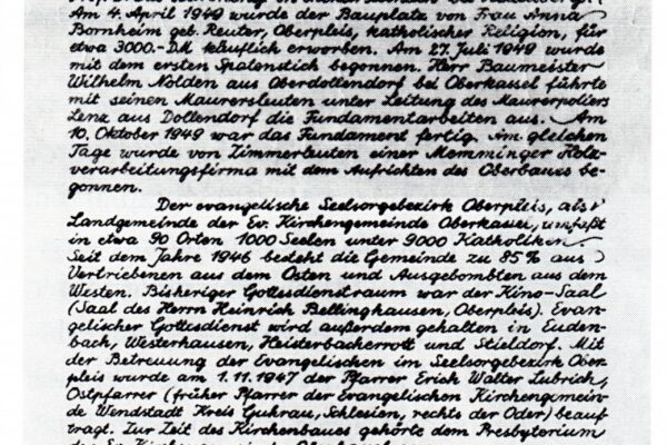 Urkunde Grundsteinlegung Urkunde Grundsteinlegung